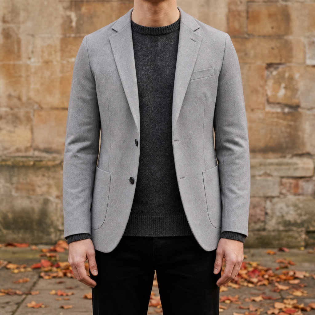 Rivello Slim Fit Knit Blazer