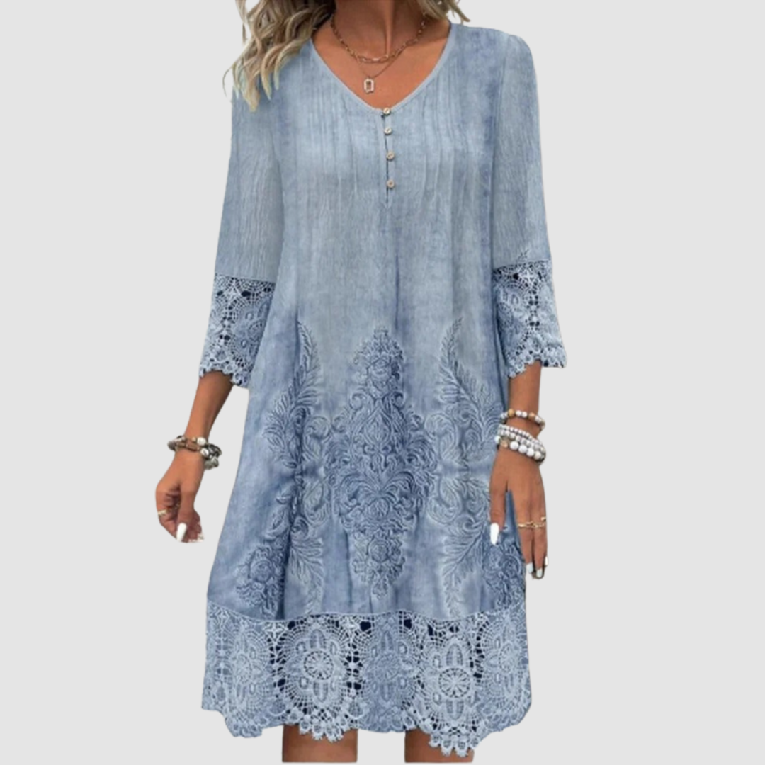 Jacquelin™ Elegant Lace Dress