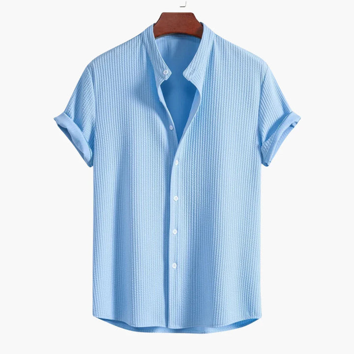 Cyrus | Refined Stand-Collar Shirt