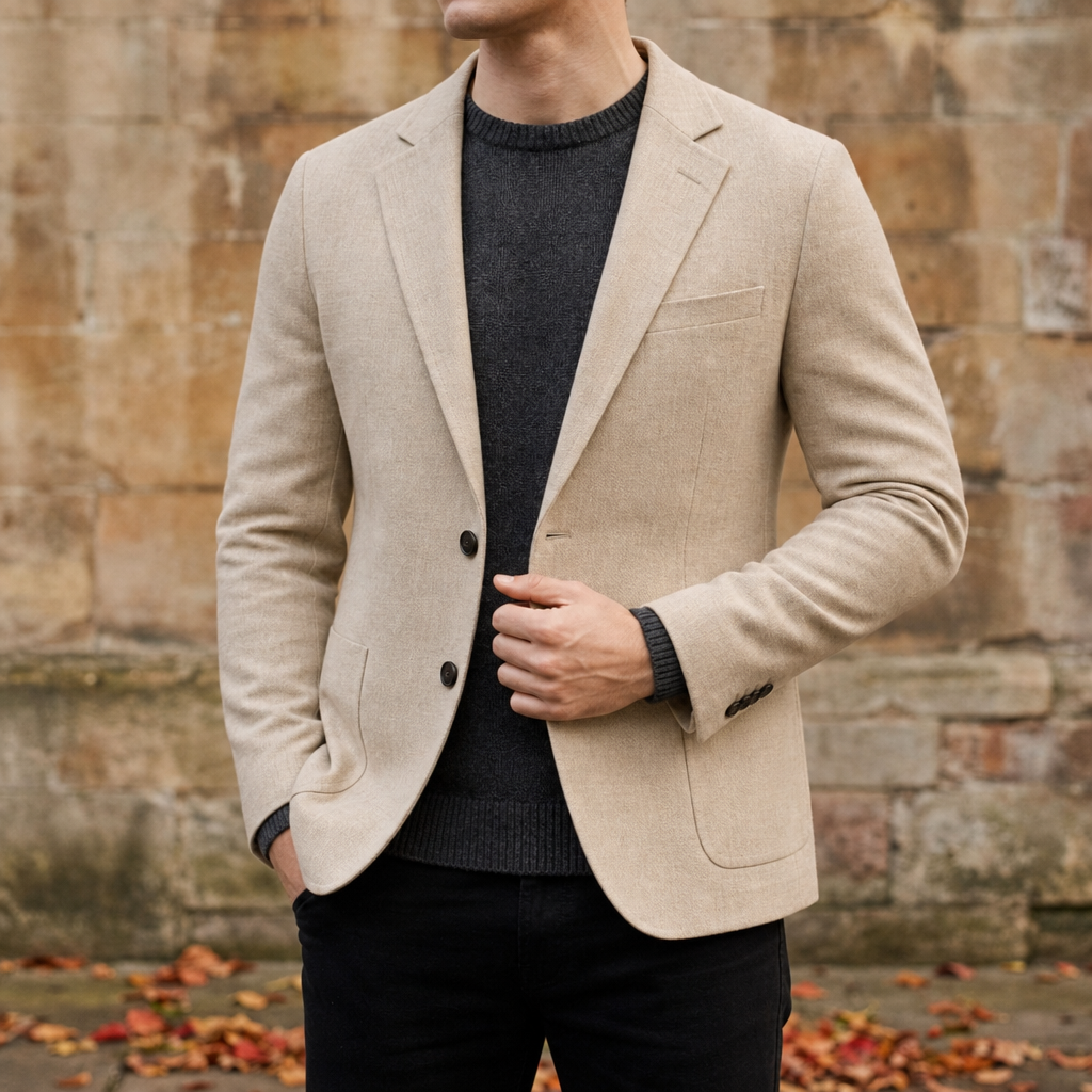 Rivello Slim Fit Knit Blazer
