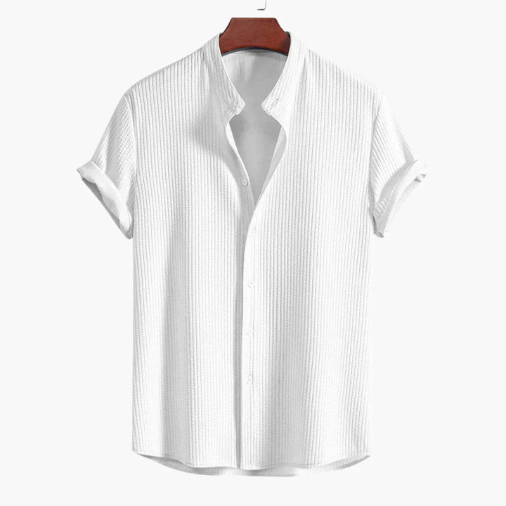 Cyrus | Refined Stand-Collar Shirt