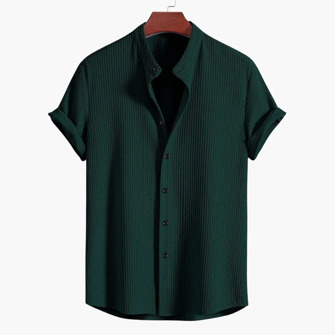 Cyrus | Refined Stand-Collar Shirt