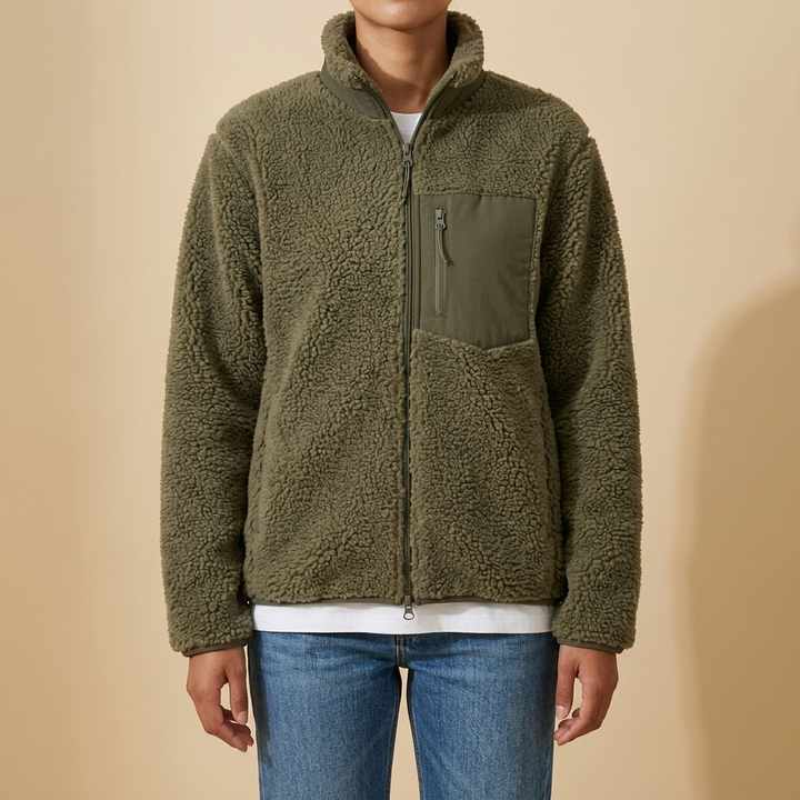 Amélie Jacket Sherpa-Fleece Stand-Collar