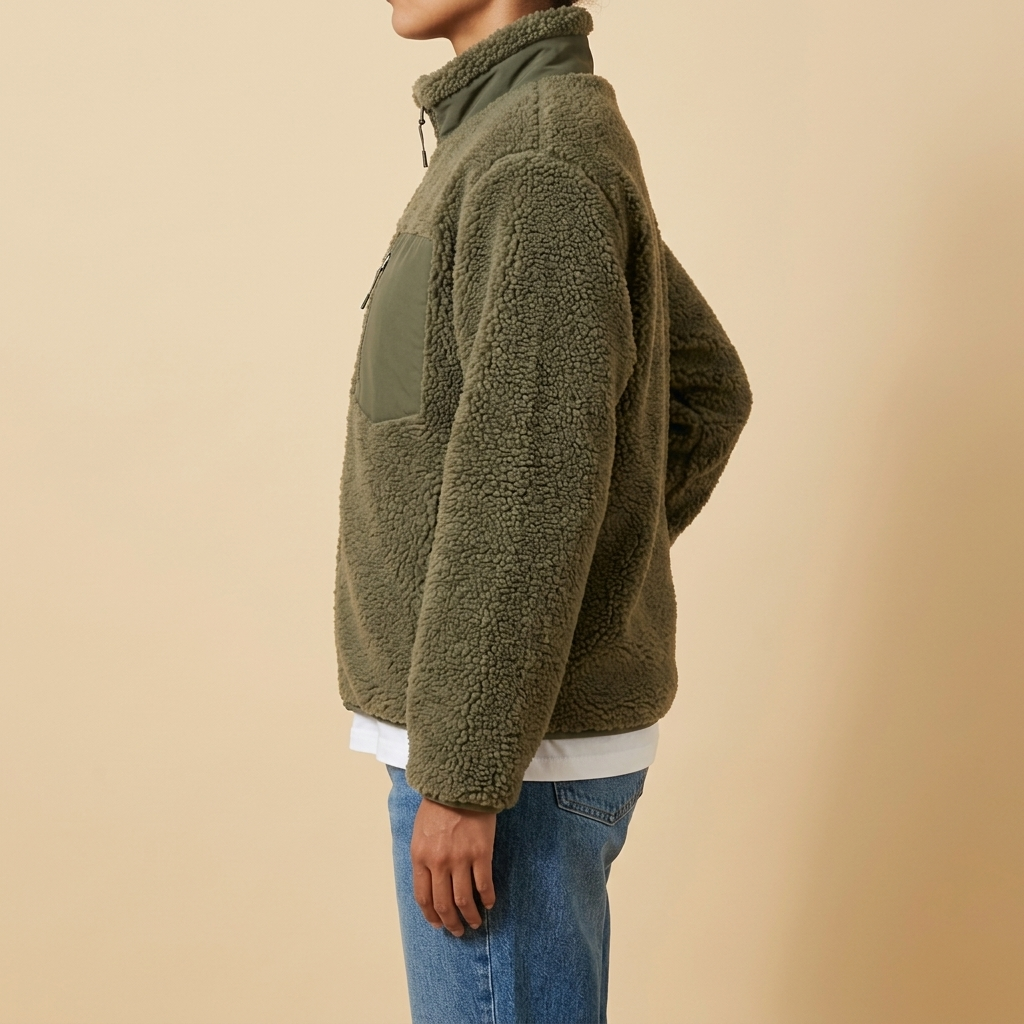 Amélie Jacket Sherpa-Fleece Stand-Collar