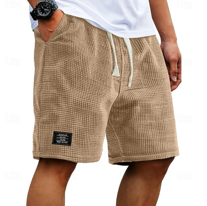 Steven | Casual Waffle Summer Shorts