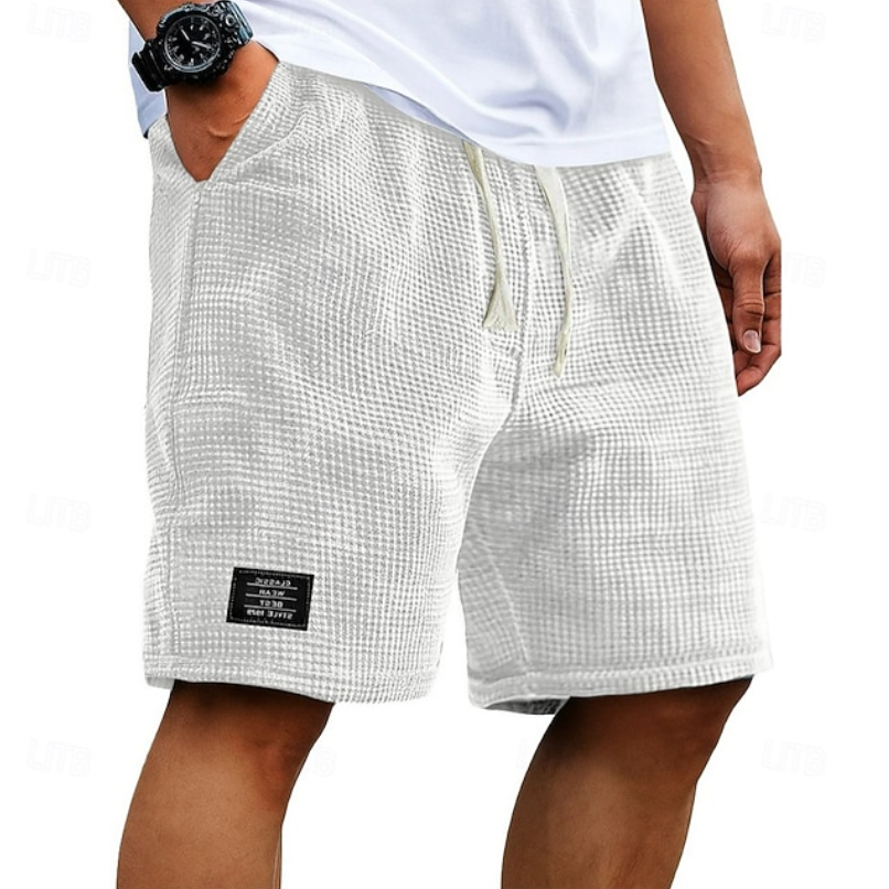 Steven | Casual Waffle Summer Shorts
