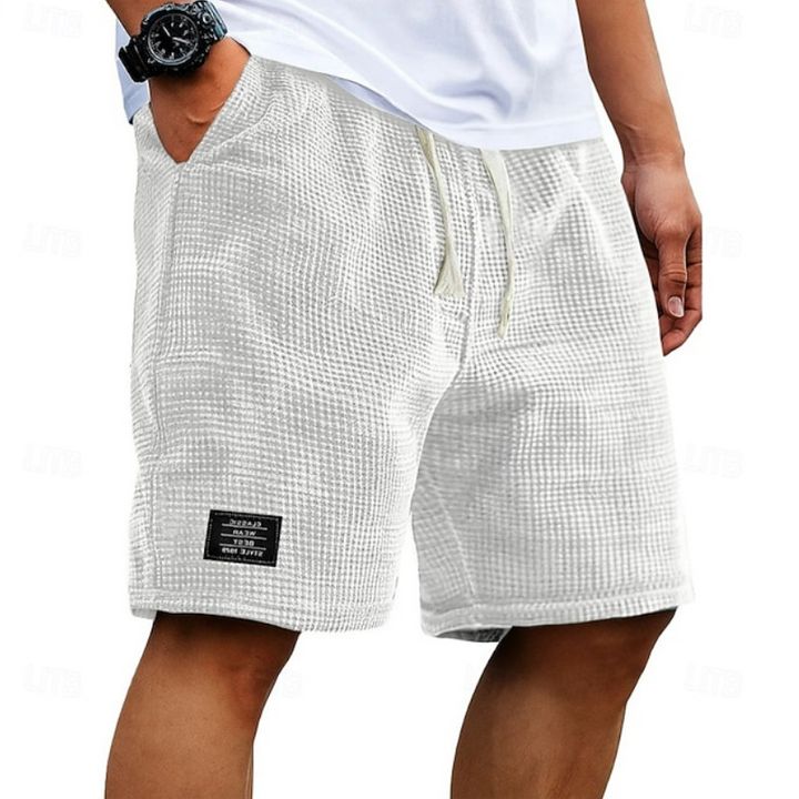 Steven | Casual Waffle Summer Shorts