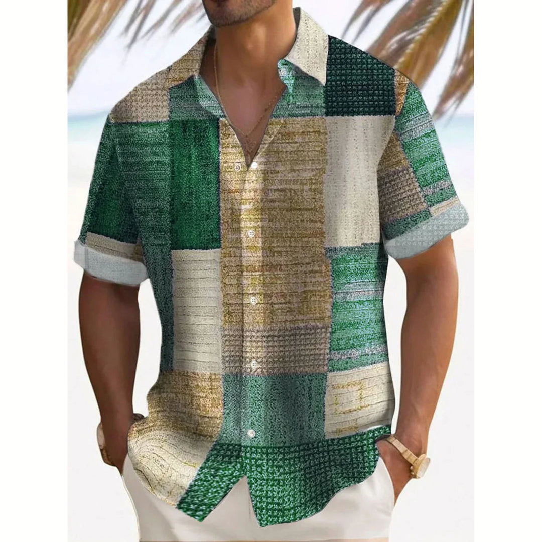 Joshua | Retro Button-Down Shirt
