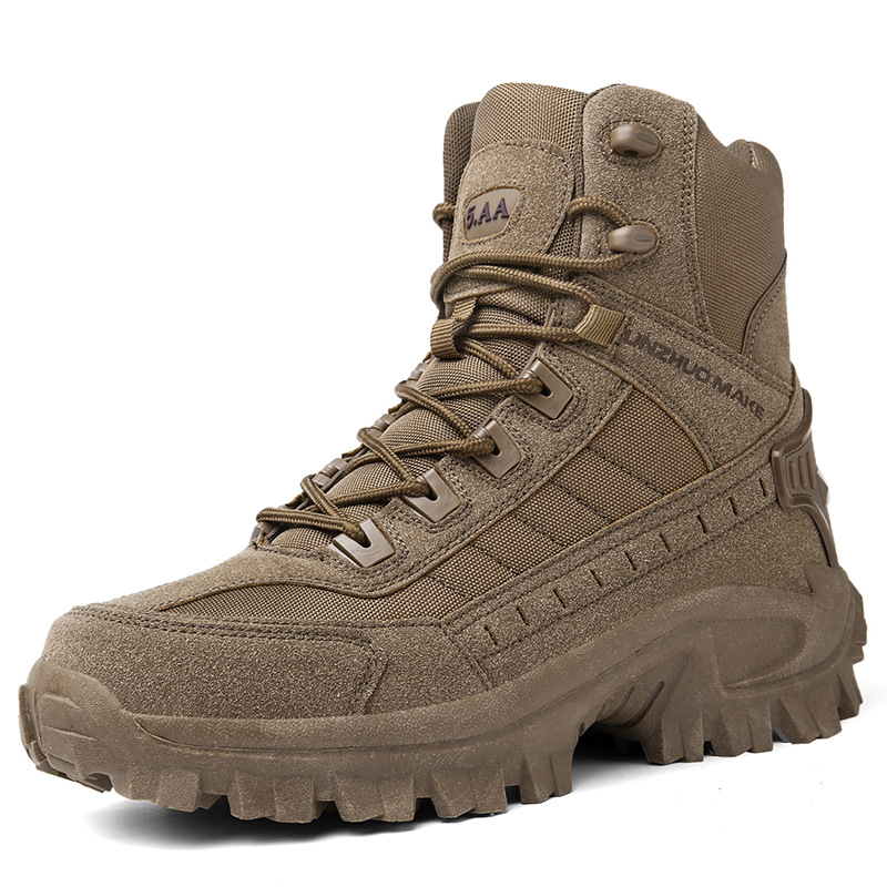 Men’s Lace-Up Tactical Hiking Work Boots