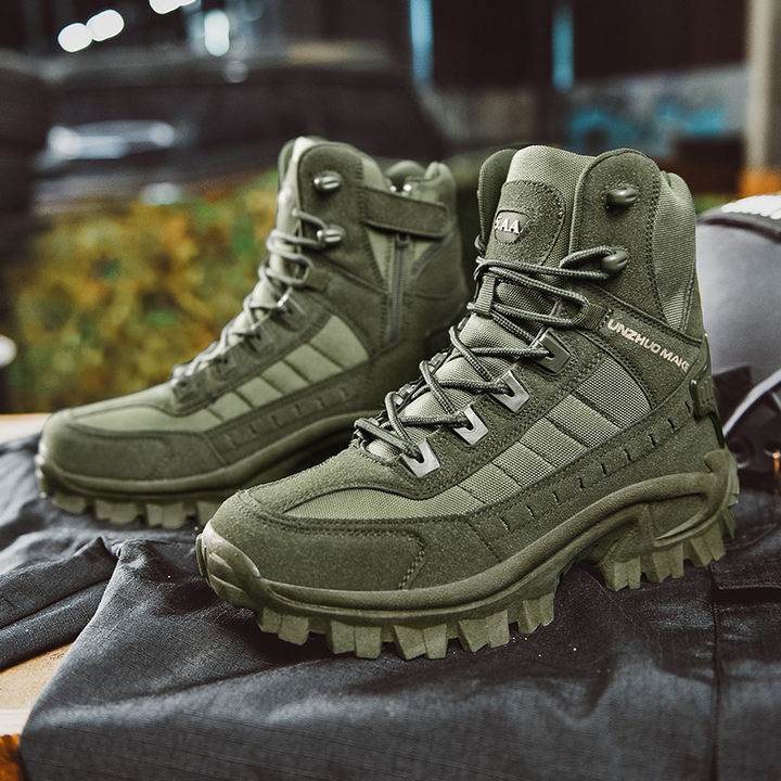 Men’s Lace-Up Tactical Hiking Work Boots