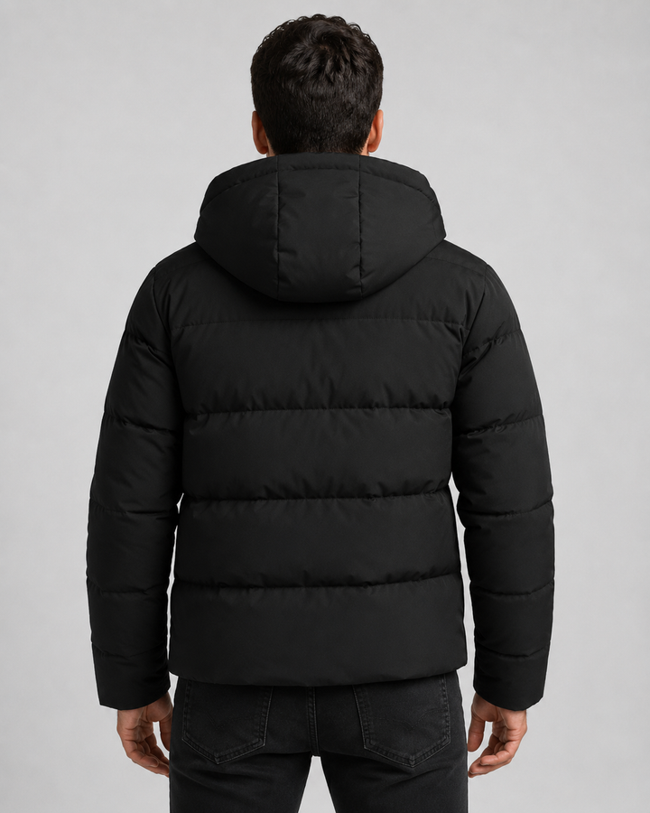 Laurence | Hooded Winter Puffer Jacket with Zip Pockets